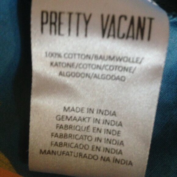 Pretty Vacant Dress Lemon Print with Square Pockets XXL - Picture 4 of 6